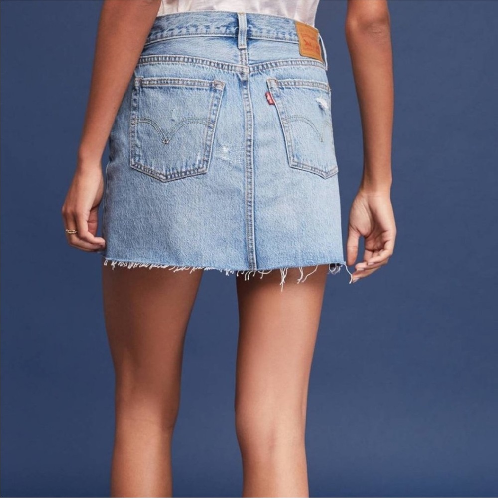 Mint Condition Levi’s Deconstructed Denim Mini Skirt, 31, $85 - Picture 3 of 6